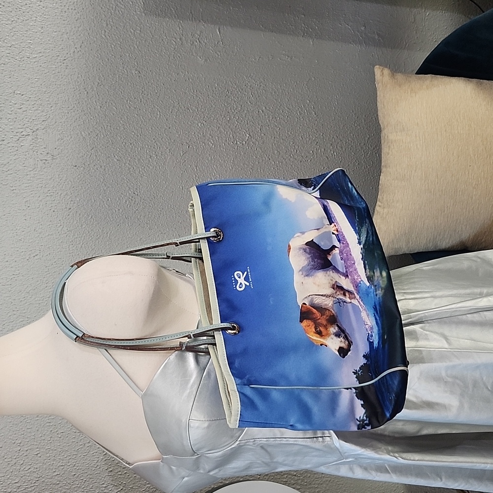 Anya Hindmarch Be A Bag Tote Dog Surfing Rare - Picture 15 of 15